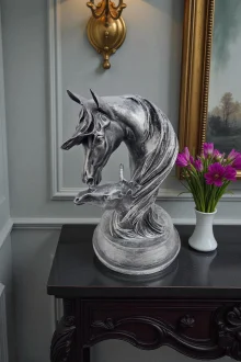 Taylı At Biblo - Gümüş