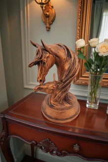 Taylı At Biblo - Bronz