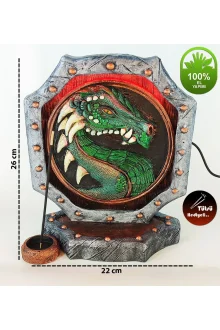 Dragon Shield Konik Tütsülük Işıklı