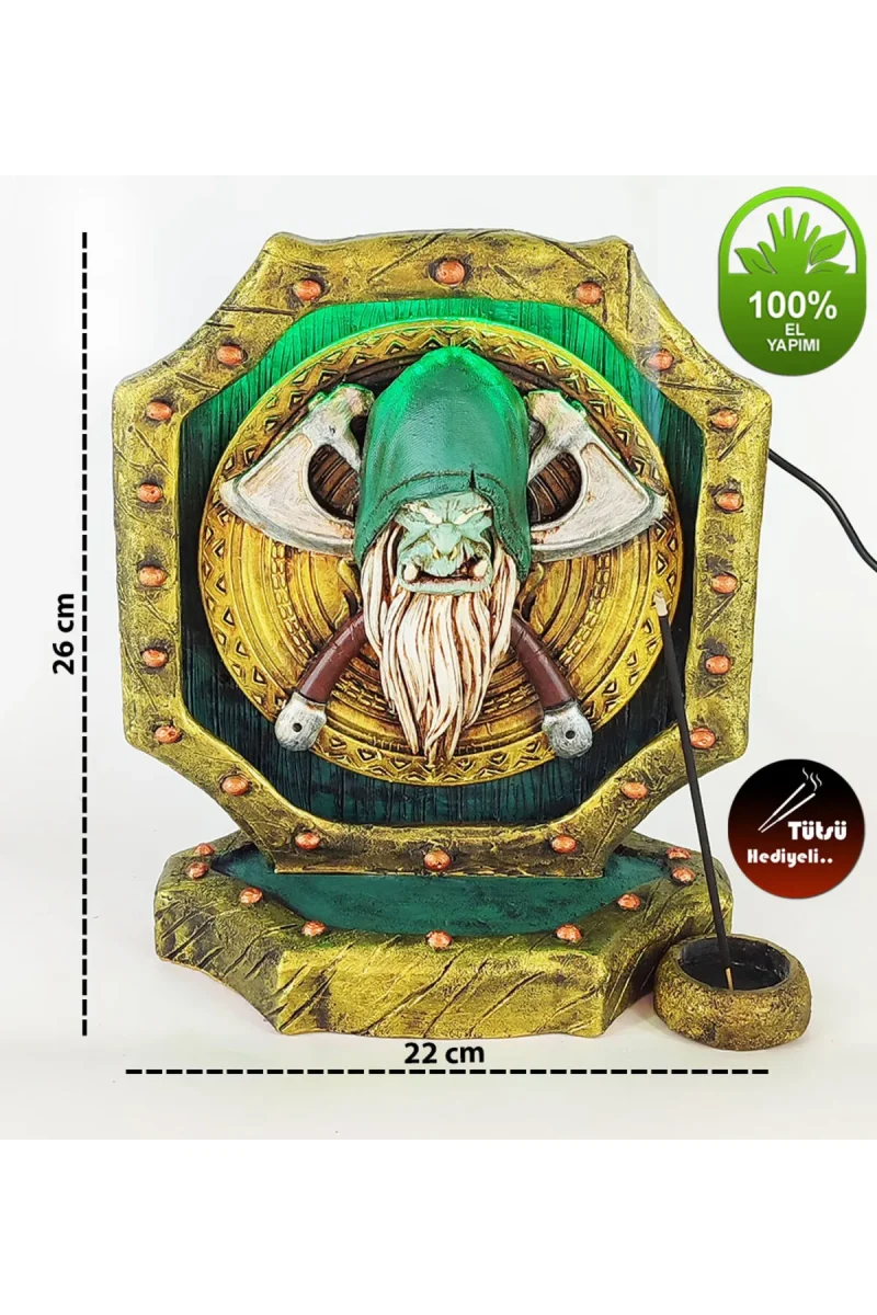 Guldan Shield Konik Tütsülük Işıklı