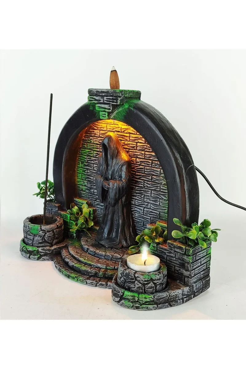 Antik Kapı Nazgûl Geri Akış ve Çubuk Tütsülük Işıklı - Görsel 3