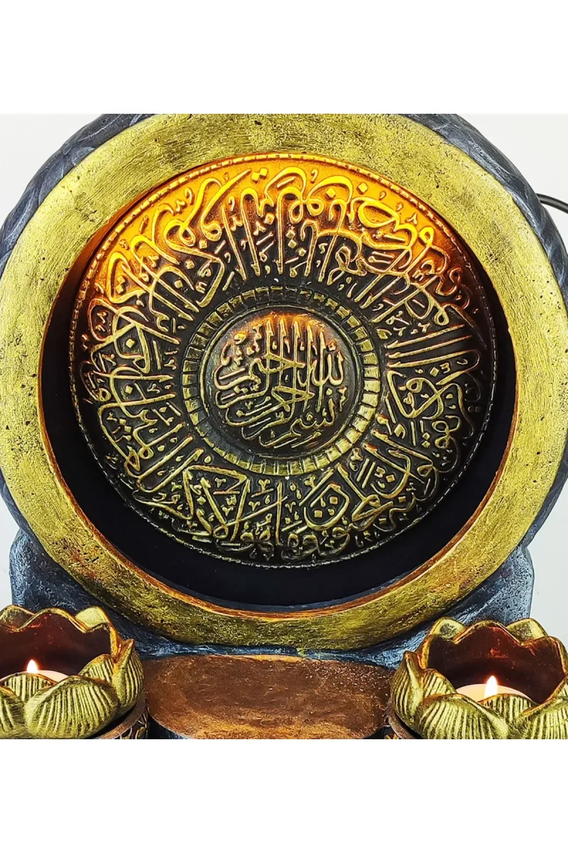 Nazar Duası Dekoratif Işıklı Mumluk - Görsel 5