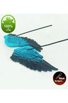 Melek Kanadı Çubuk Tütsülük Mavi (İkili Takım)