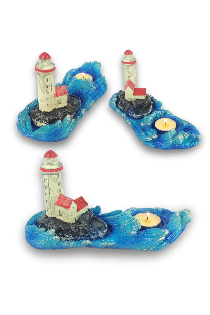 Deniz Feneri Çubuk Tütsülük ve Tealight - Görsel 5