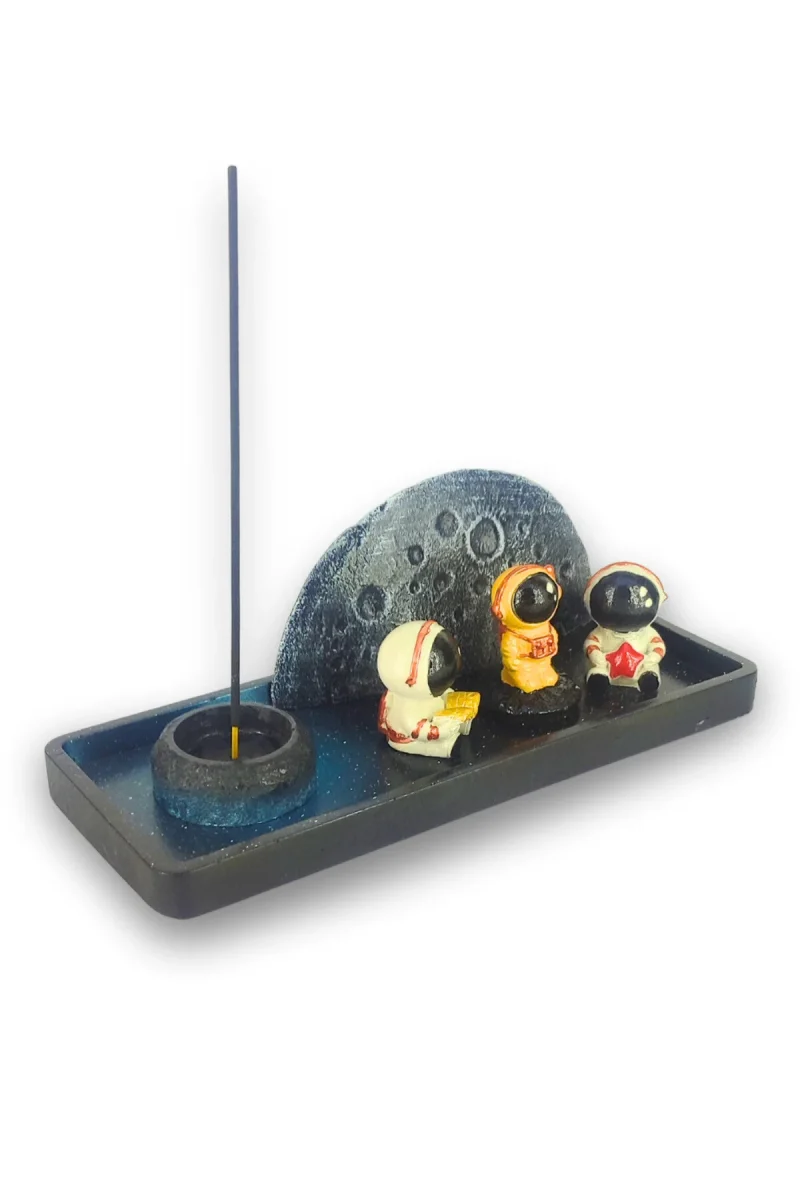 Dolunay Astronot Çubuk Tütsülük ve Tealight - Görsel 3