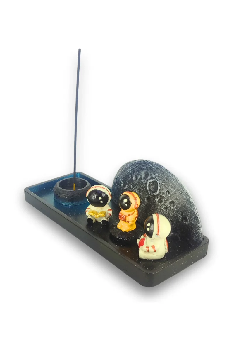 Dolunay Astronot Çubuk Tütsülük ve Tealight - Görsel 4