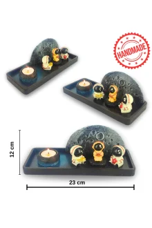 Dolunay Astronot Çubuk Tütsülük ve Tealight