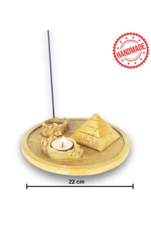 Antik Mısır Daire Piramit Çubuk Tütsülük ve Tealight