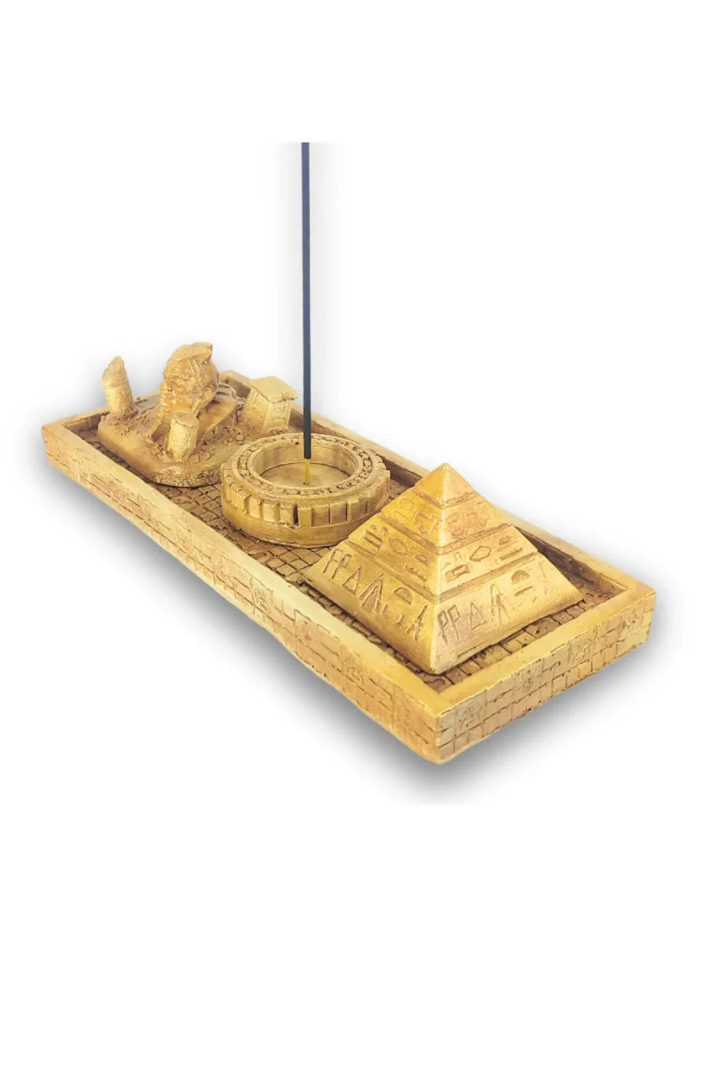 Antik Mısır Sphinx Piramit Çubuk Tütsülük ve Tealight - Görsel 3