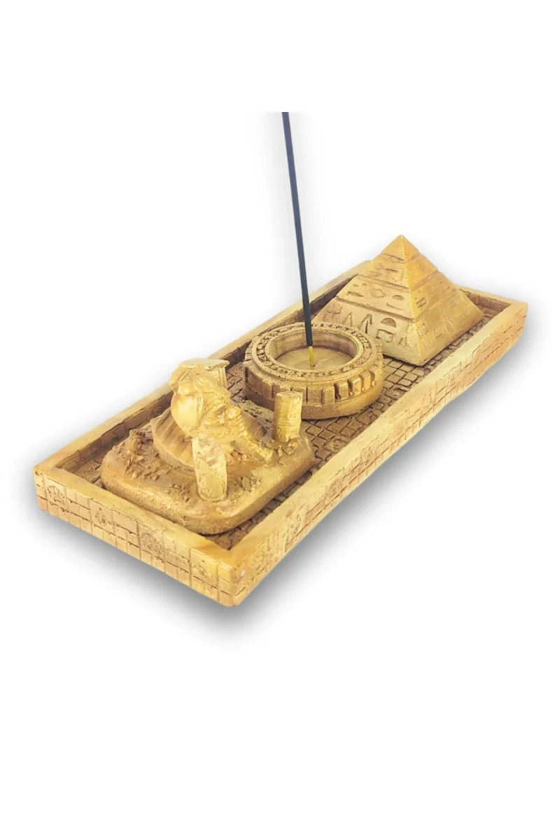 Antik Mısır Sphinx Piramit Çubuk Tütsülük ve Tealight - Görsel 4