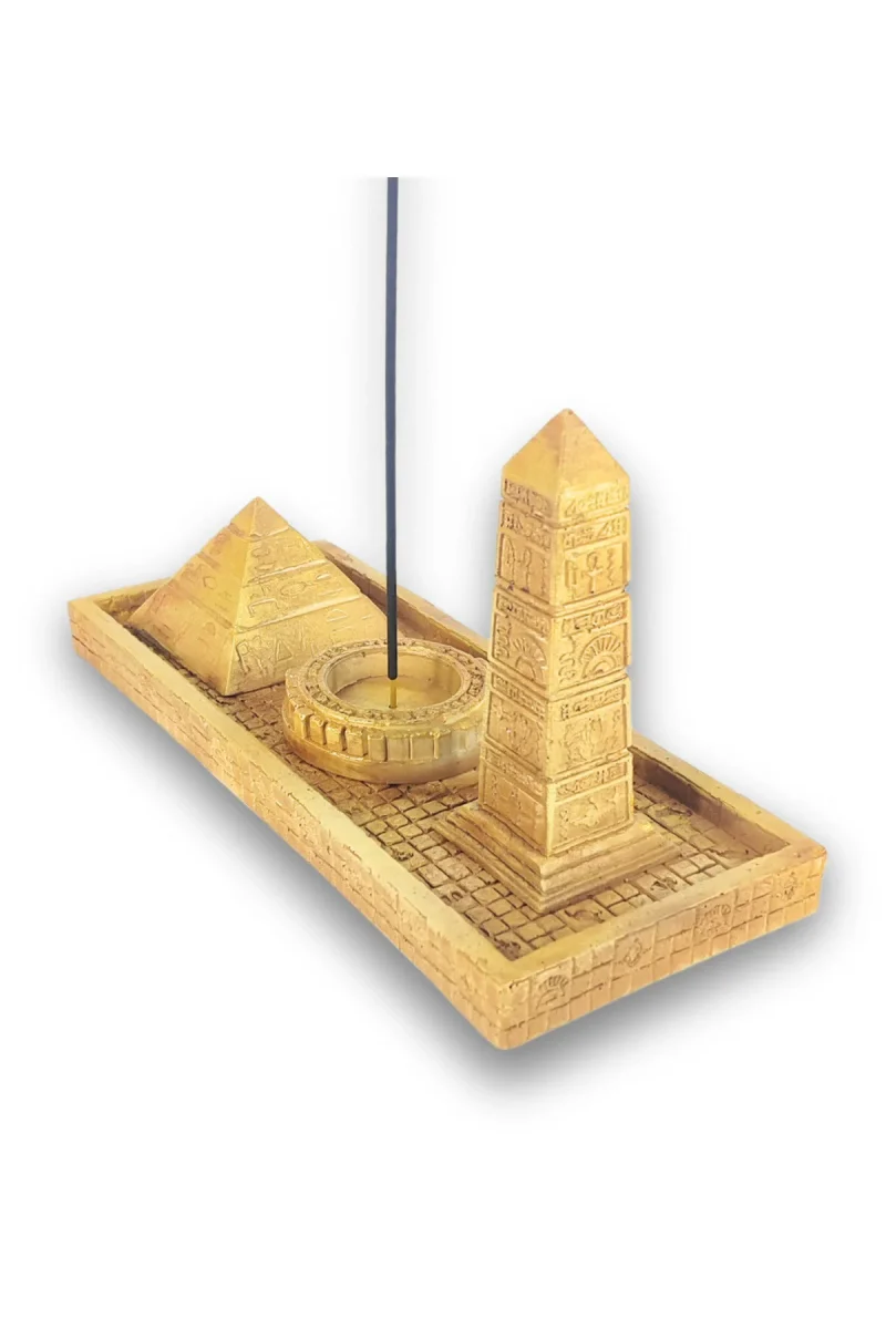 Antik Mısır Piramit Çubuk Tütsülük ve Tealight - Görsel 3