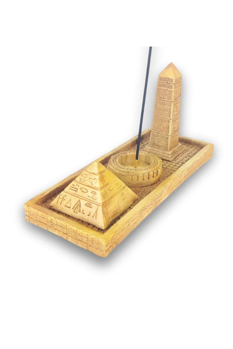Antik Mısır Piramit Çubuk Tütsülük ve Tealight - Görsel 4