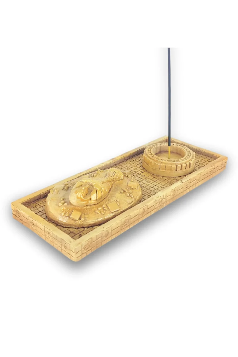 Antik Mısır Sarcophagus Lahit Çubuk Tütsülük ve Tealight - Görsel 4