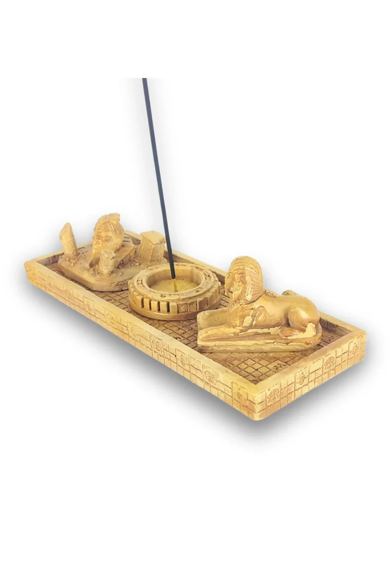 Antik Mısır Sphinx Çubuk Tütsülük ve Tealight - Görsel 3