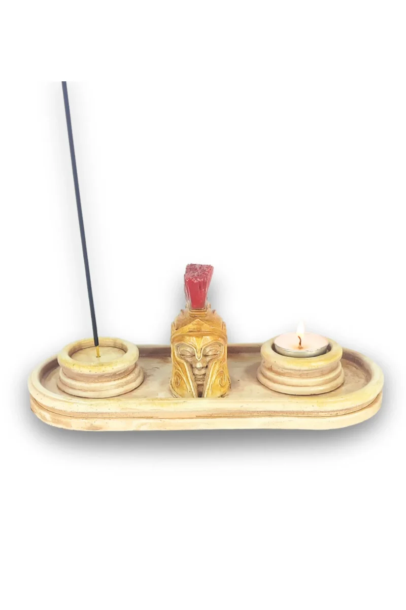 Antik Roma Hector Çubuk Tütsülük ve Tealight - Görsel 5