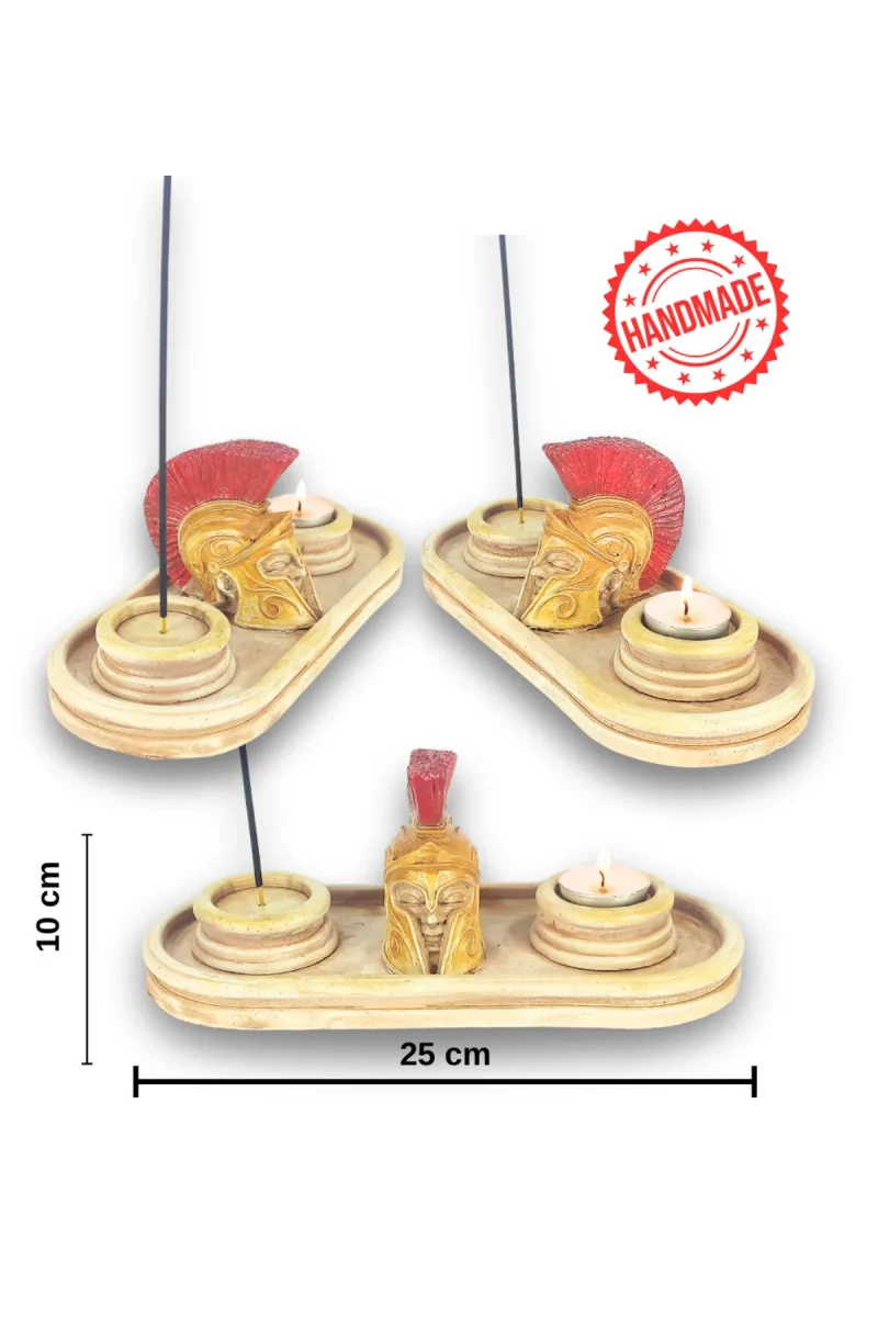 Antik Roma Hector Çubuk Tütsülük ve Tealight