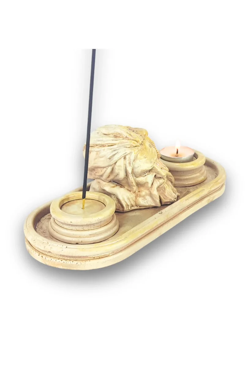 Antik Roma Zeus Çubuk Tütsülük ve Tealight - Görsel 4