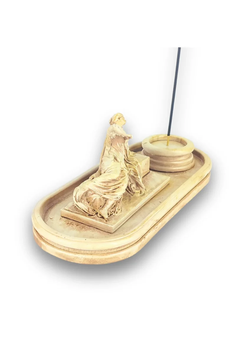 Antik Roma Figür Çubuk Tütsülük ve Tealight - Görsel 4
