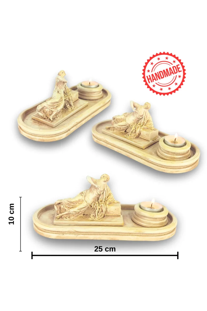 Antik Roma Figür Çubuk Tütsülük ve Tealight