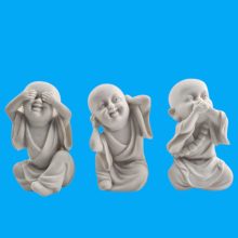Oturan Bebek Budalar Biblo Ham Polyester