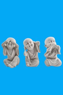 Oturan Bebek Budalar Biblo Ham Polyester