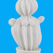 Mini Kaktüs Tombul Biblo Ham Polyester