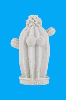 Mini Kaktüs Uzun Biblo Ham Polyester