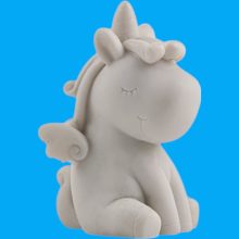 Oturan Unicorn Biblo Ham Polyester