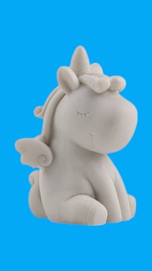 Oturan Unicorn Biblo Ham Polyester
