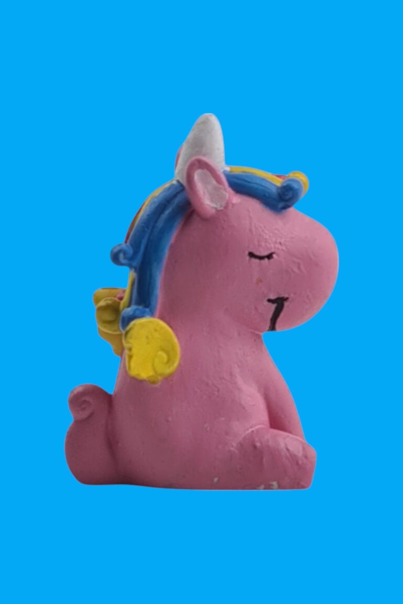 Oturan Unicorn Biblo Ham Polyester