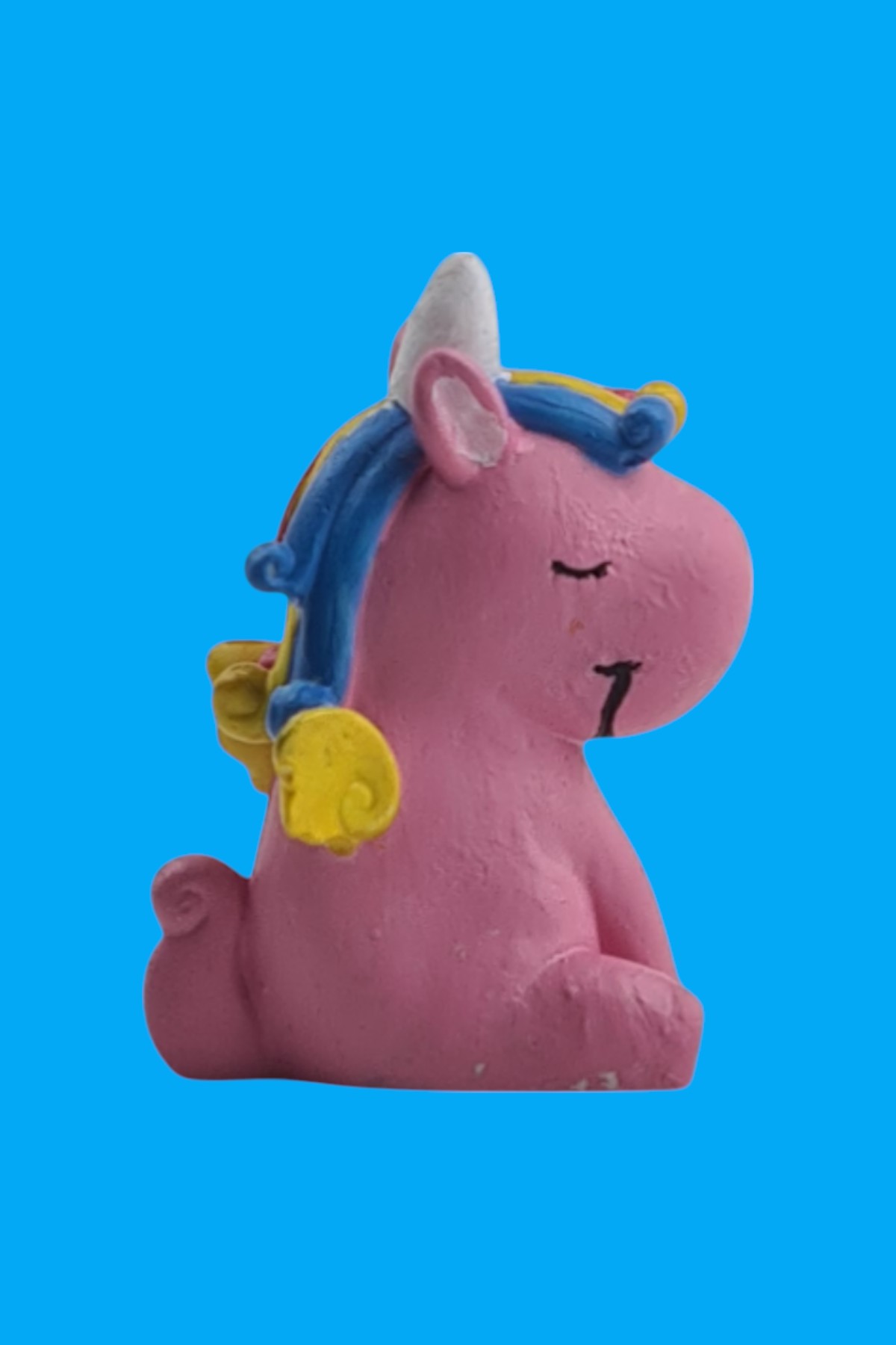 Oturan Unicorn Biblo Ham Polyester
