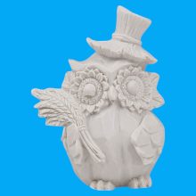 Şapkalı Baykuş Biblo Ham Polyester