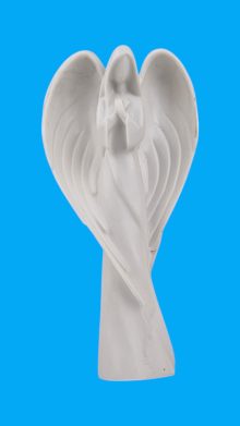 Uzun Kanatlı Melek Biblo Ham Polyester