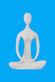 Yoga Yapan Kadın Biblo Ham Polyester