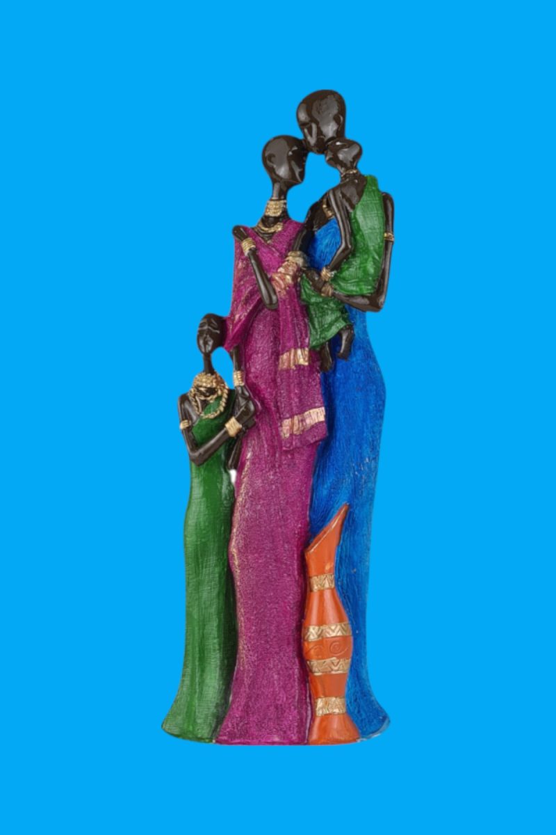 Afrikalı Ailesi Biblo Ham Polyester - Görsel 2