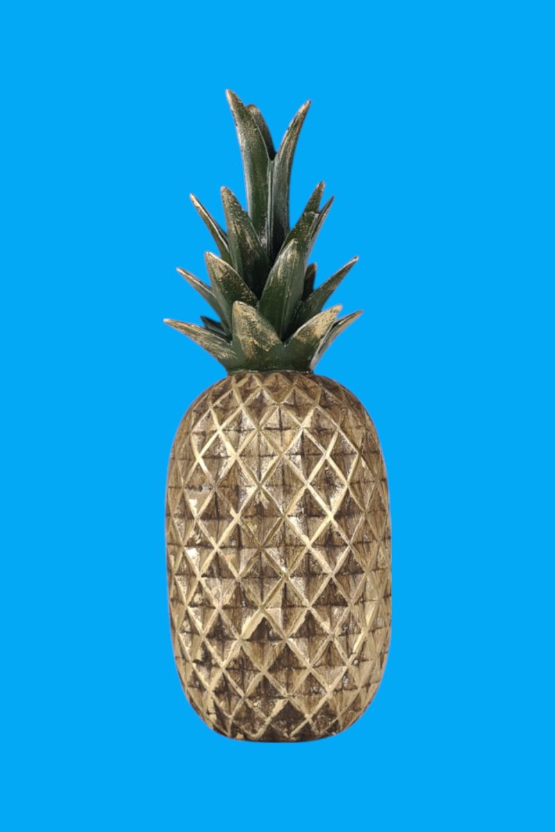 Ananas Büyük Biblo Ham Polyester - Görsel 2