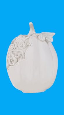 Desenli Bal Kabağı Biblo Ham Polyester