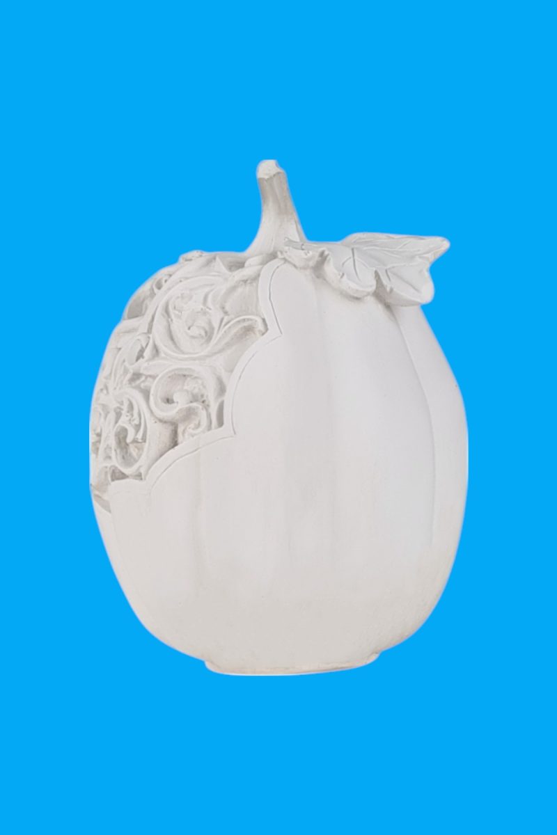 Desenli Bal Kabağı Biblo Ham Polyester