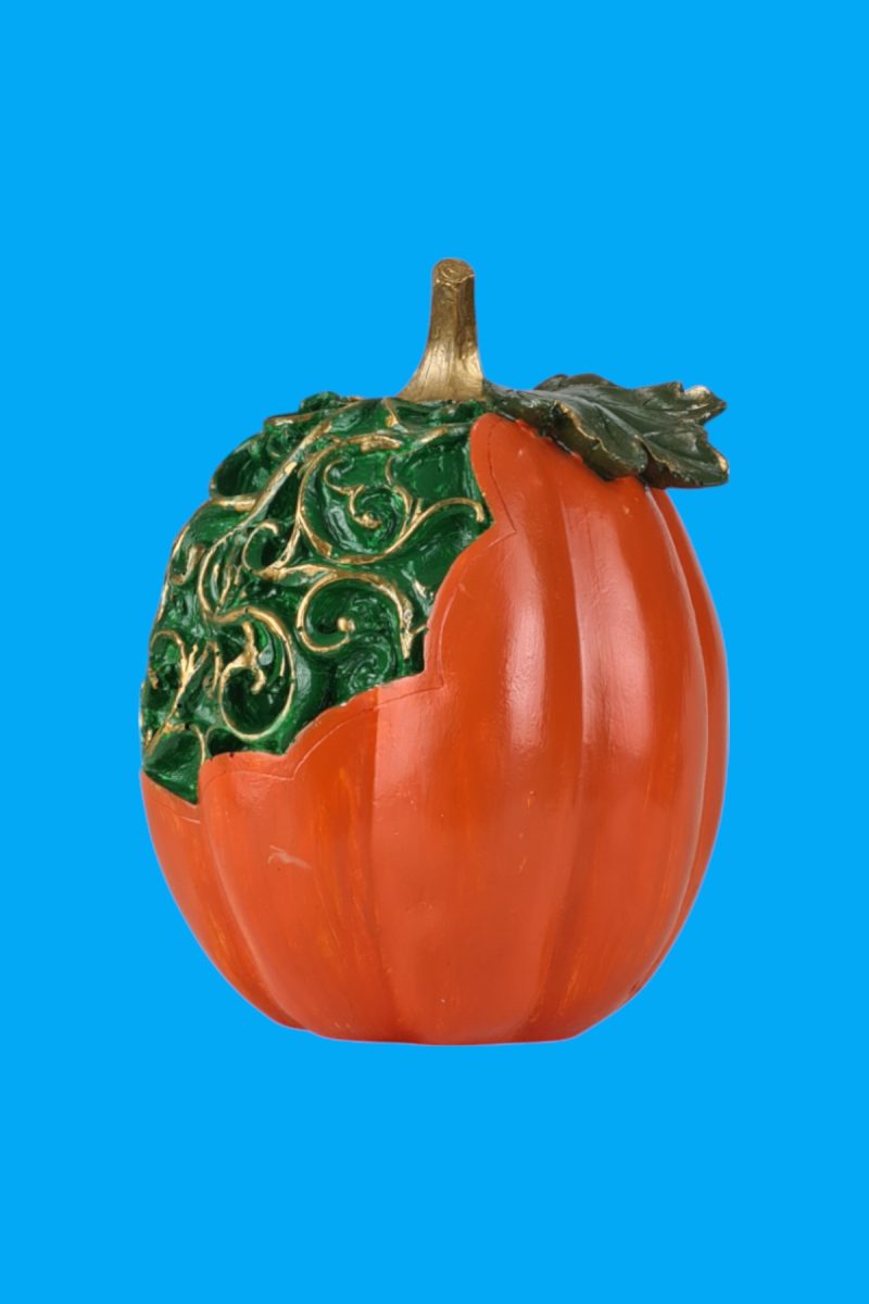 Desenli Bal Kabağı Biblo Ham Polyester - Görsel 2
