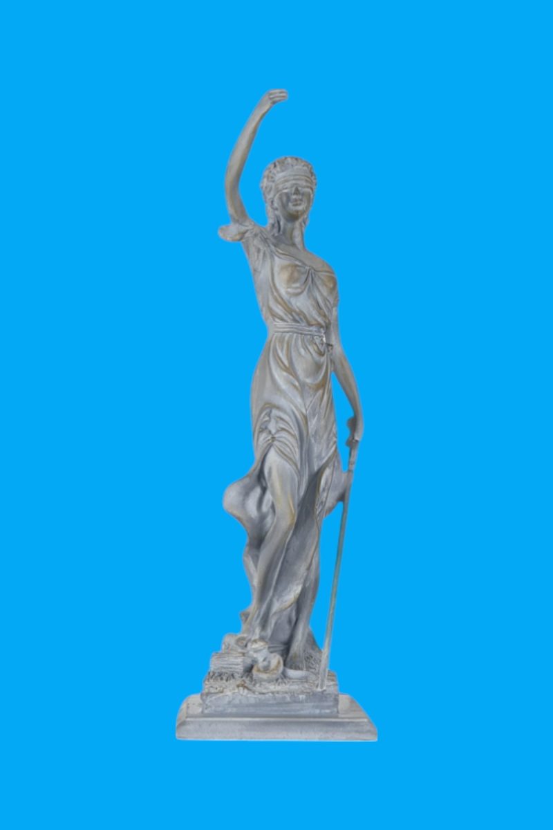 Themis Adelet Tanrıçası Heykeli Biblo Ham Polyester