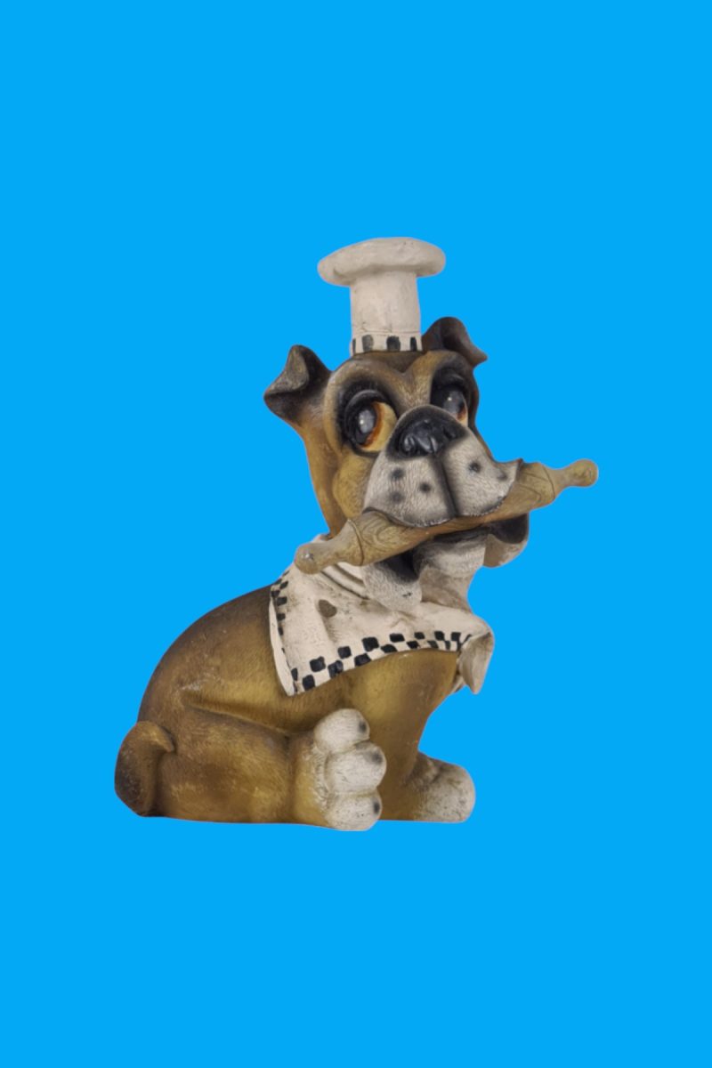 Aşçı Köpek Biblo Ham Polyester
