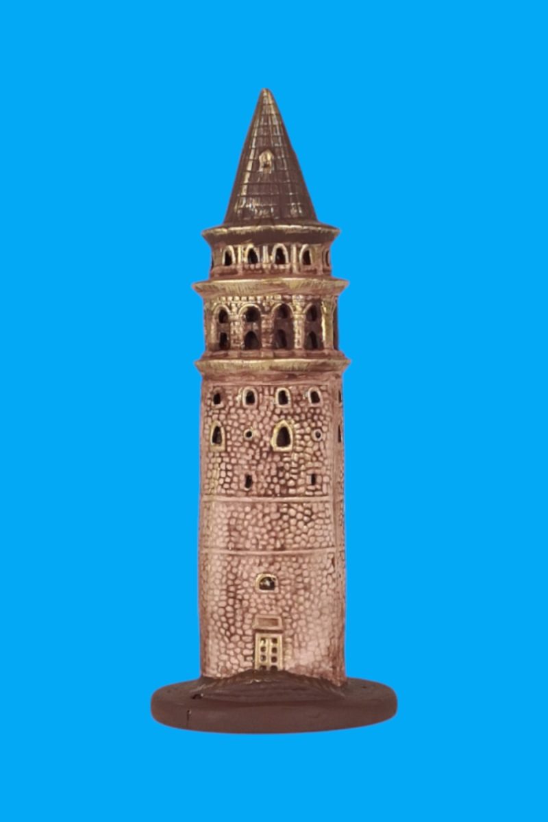 Büyük Galata Kulesi Biblo Ham Polyester - Görsel 2