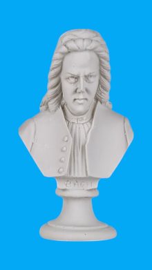 Johan Sebastian Buch Kaideli Büst Biblo Ham Polyester