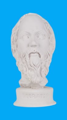 Sokrates Büst Biblo Ham Polyester