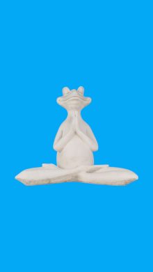 Yogacı Kurbağa Biblo Ham Polyester