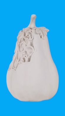 Desenli Uzun Bal Kabağı Biblo Ham Polyester