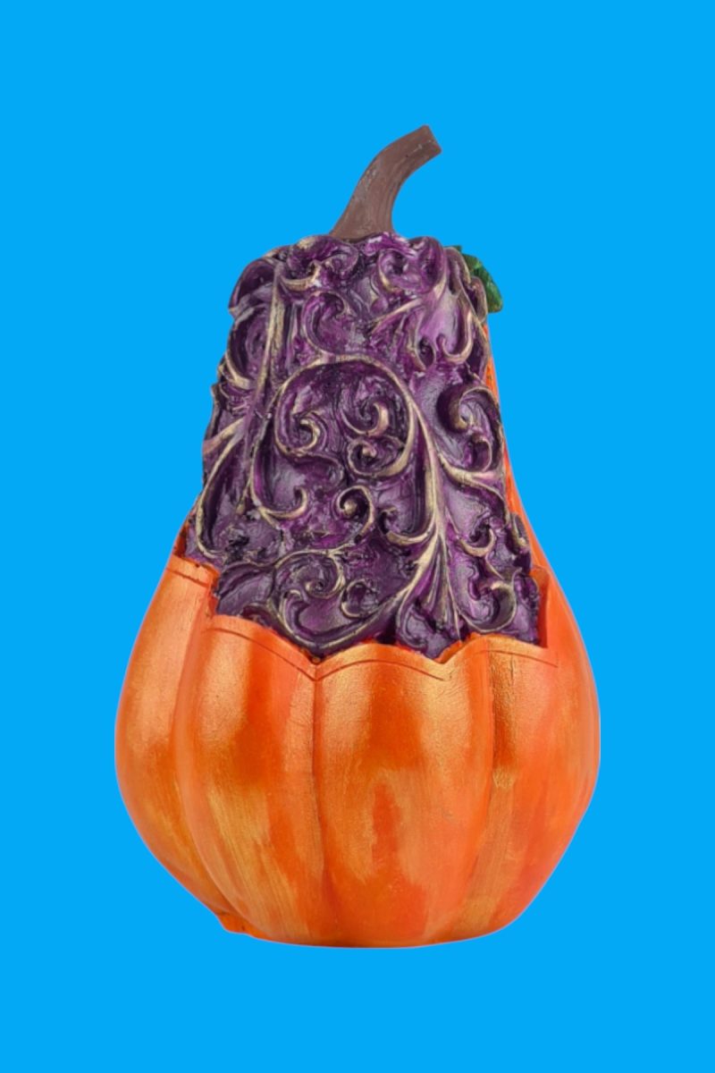 Desenli Uzun Bal Kabağı Biblo Ham Polyester - Görsel 2