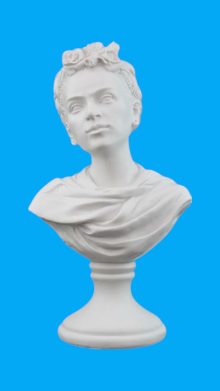 Frida Kaideli Heykel Biblo Ham Polyester