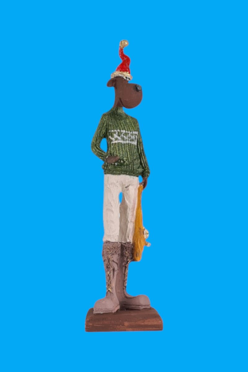 Geyik Adam Yılbaşı Biblo Ham Polyester - Görsel 2