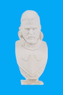 Jhon Snow Büst Biblo Ham Polyester